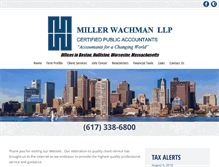 Tablet Screenshot of millerwachman.com